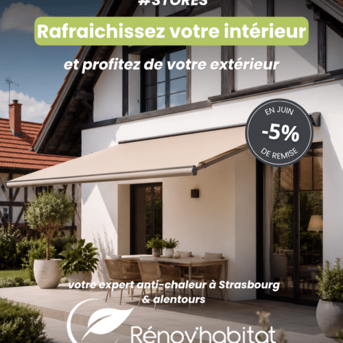 Réduction sur les stores